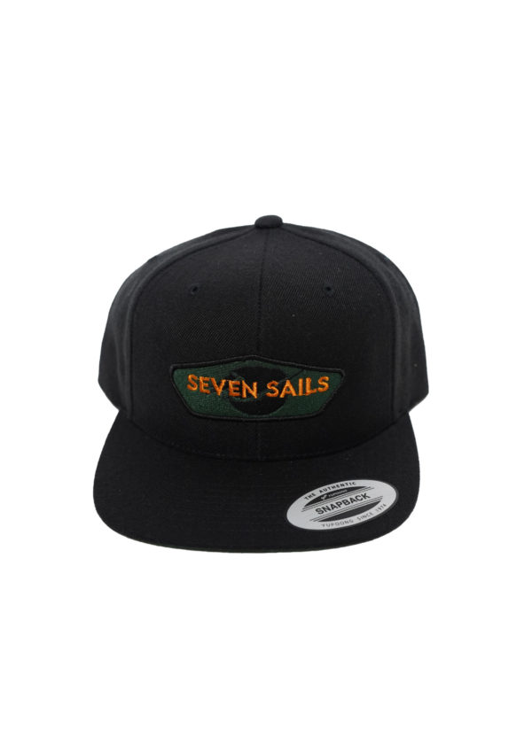 Seven Sails Badge Snapback Black